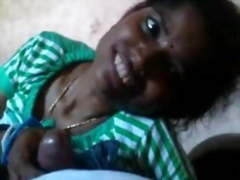 Shy Tamil girl suck dick with audio